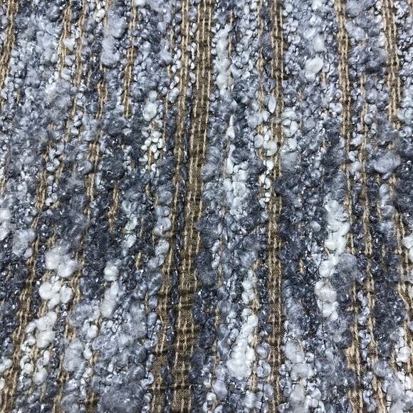 Lafayette 148 New York wool silk tweed woven midi skirt gray brown shimmer 10 - Picture 5 of 10